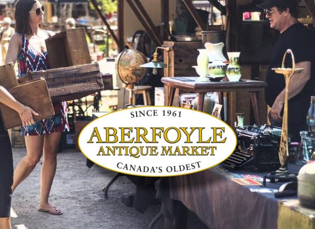 On The Aberfoyle Antique Market From Mid-August