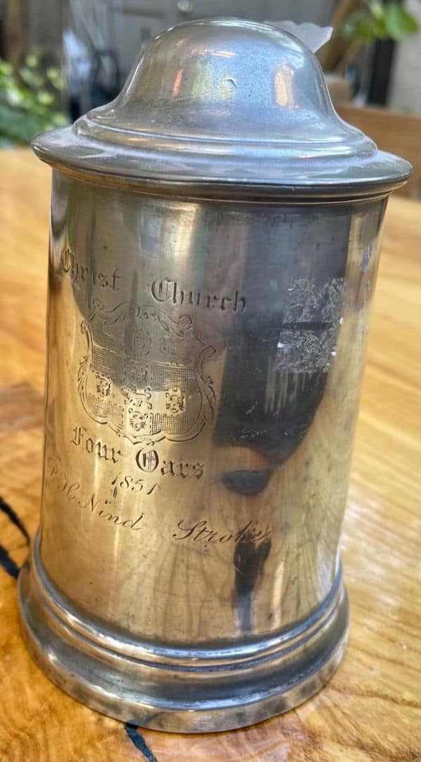 English Rowing Tankard-Christ Church 1851 - Image 2