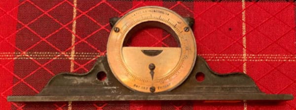 Circa 1880’s Davis 6” Machinist Mantle Clock Level