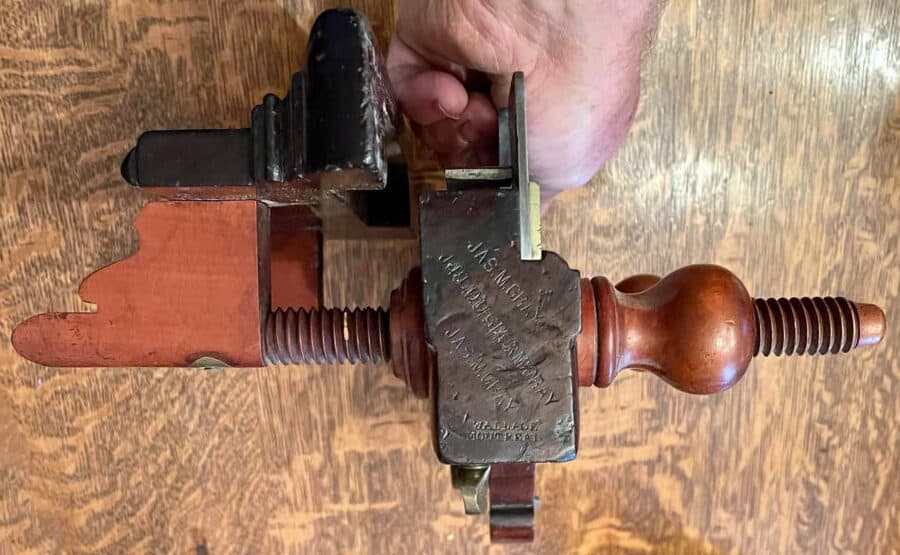 Canadian Handled Brazilian Rosewood Plow Plane Canadian made Handled Brazilian Rosewood Plow Plane 2