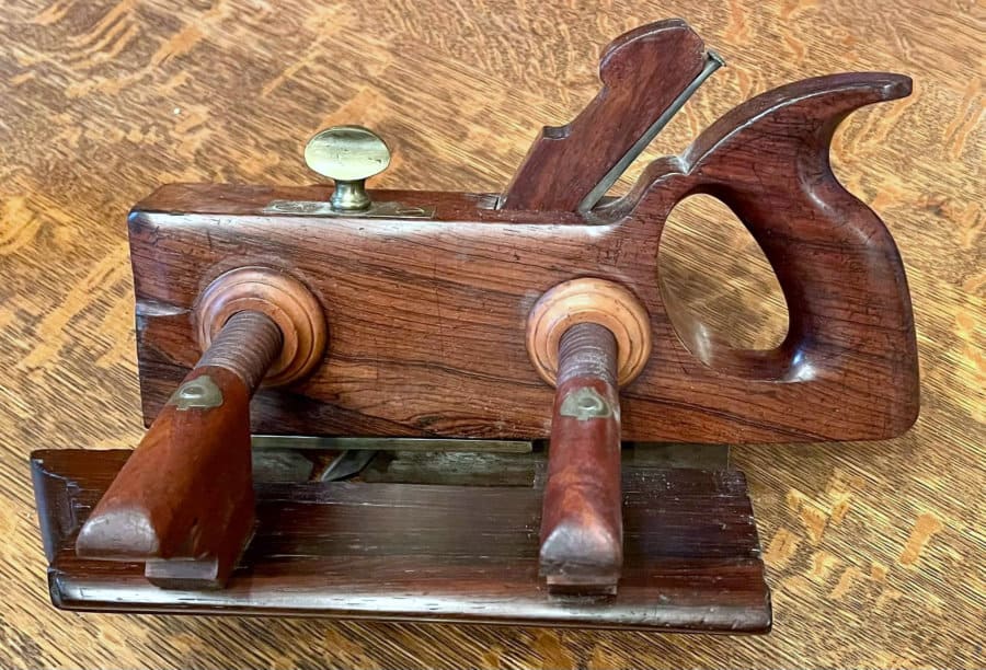 Handled Brazilian Rosewood Plow Plane