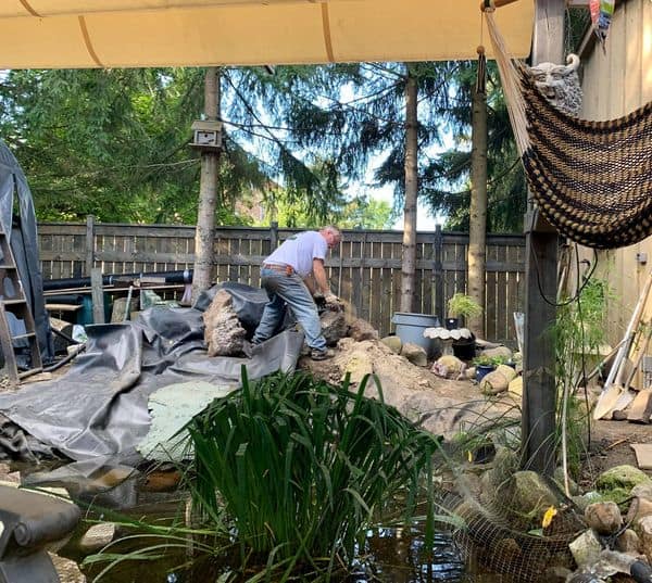 Koi Pond Waterfall