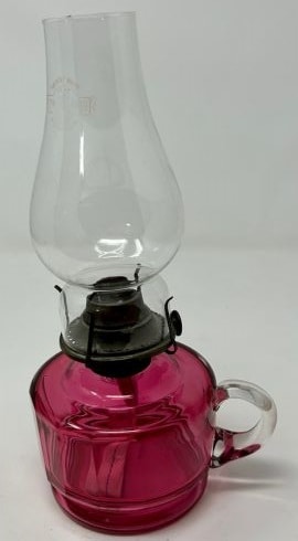 Cranberry Finger Lamp