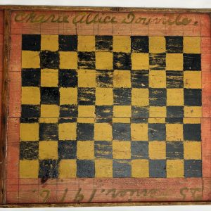 Outstanding Provenanced Quebec Checker Board
