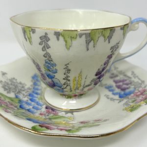 Foley "Foxglove" Cup & Saucer