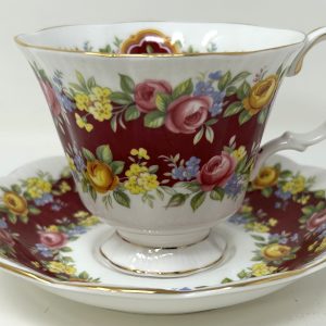 Cup & Saucer-Royal Albert-Garland Series-Elegance