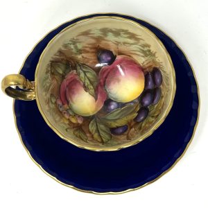 Aynsley Orchard Fruit Cup & Saucer