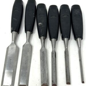 Set of Six Sandvik Swedish Chisels