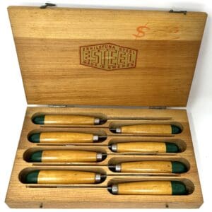 Esteele Palm Carving Chisels - In Box - Eskilstuna Sweden
