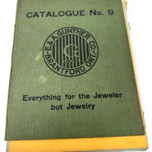 1929 EA Gunther Catalogue No 9 - Brantford