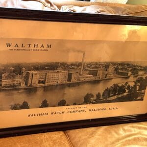 Waltham Watch Co. - Litho in Frame