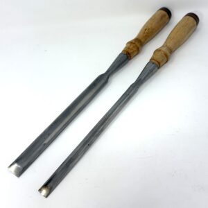 Pair of clean Greenlee Outcannel Gouges - 1/4", 1/2"